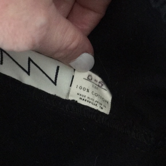 Elizabeth Suzann Black Clyde Work Pants in 0 Short - Picture 3 of 4